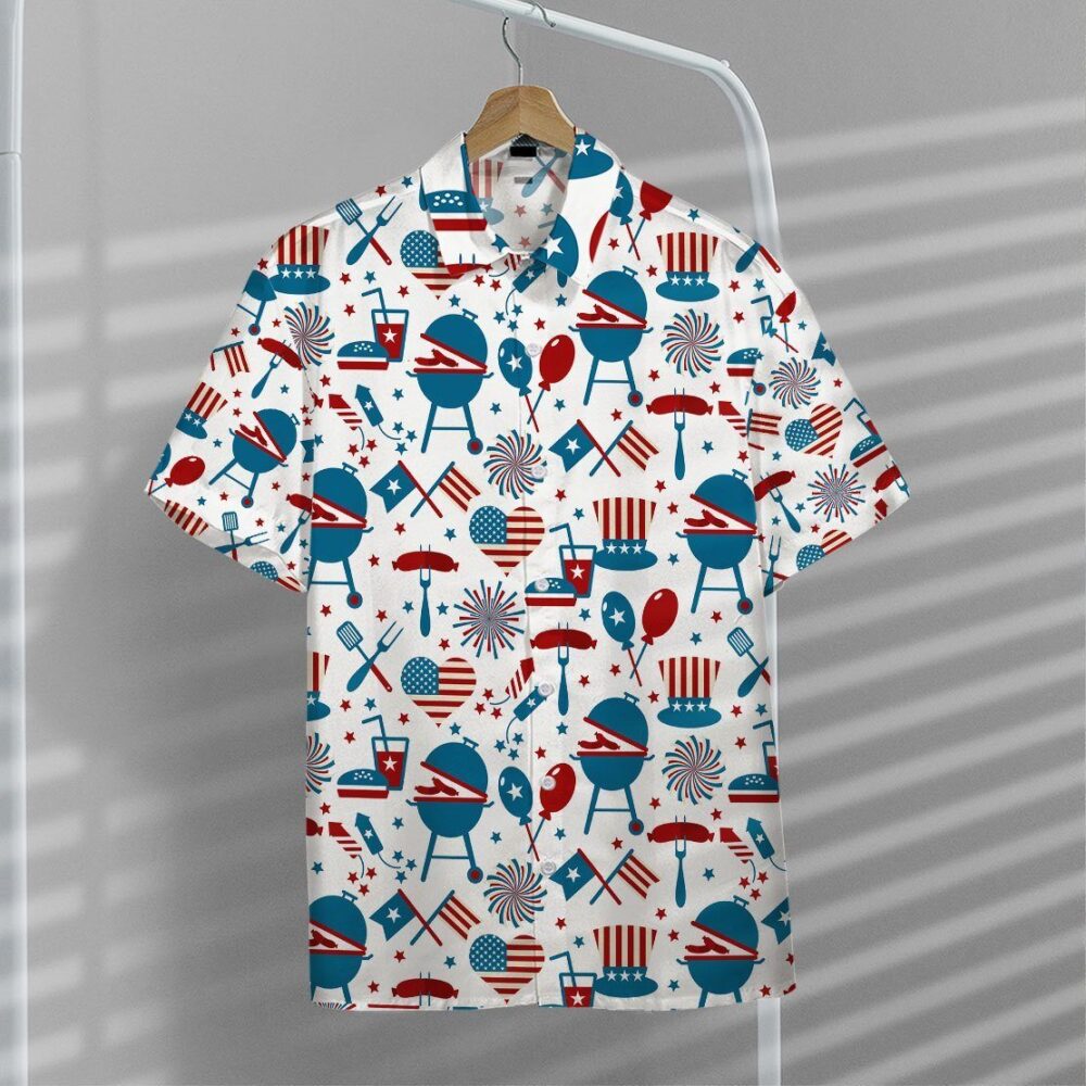 4Th Of July Custom Hawaii Shirt