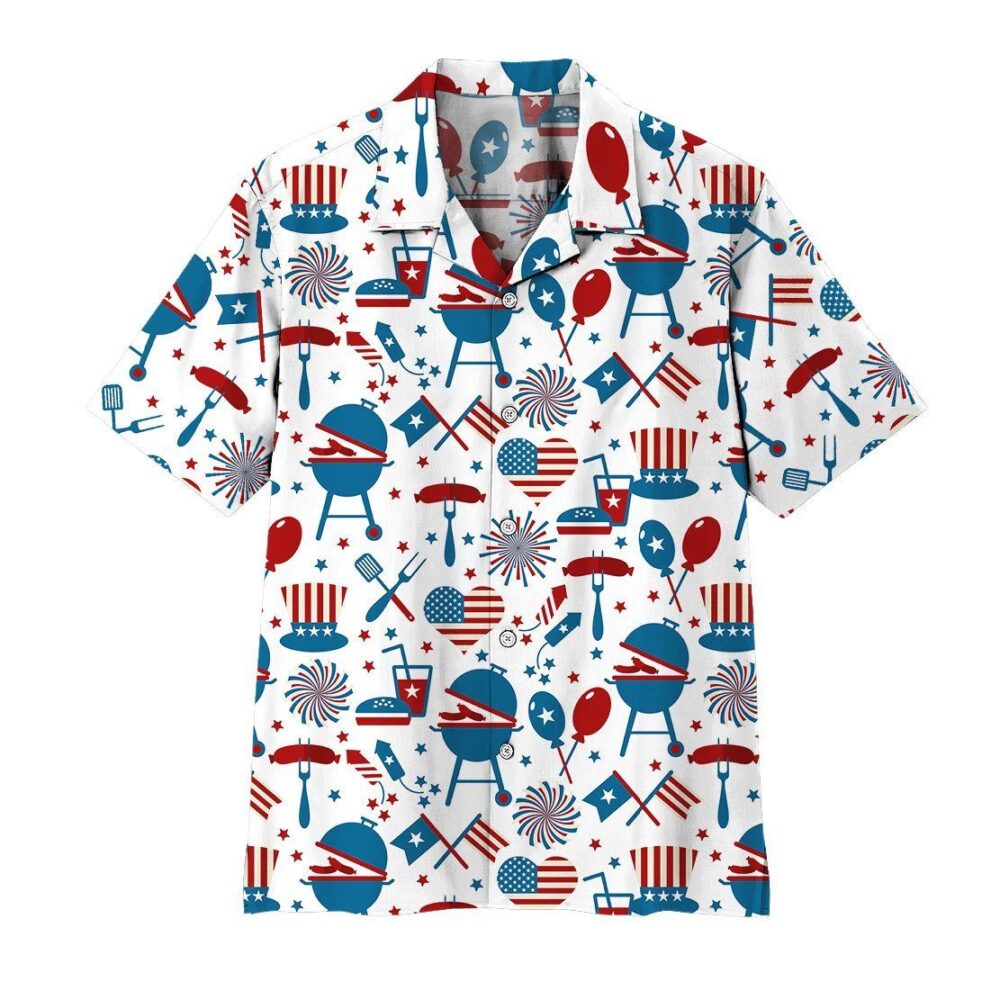 4Th Of July Custom Hawaii Shirt