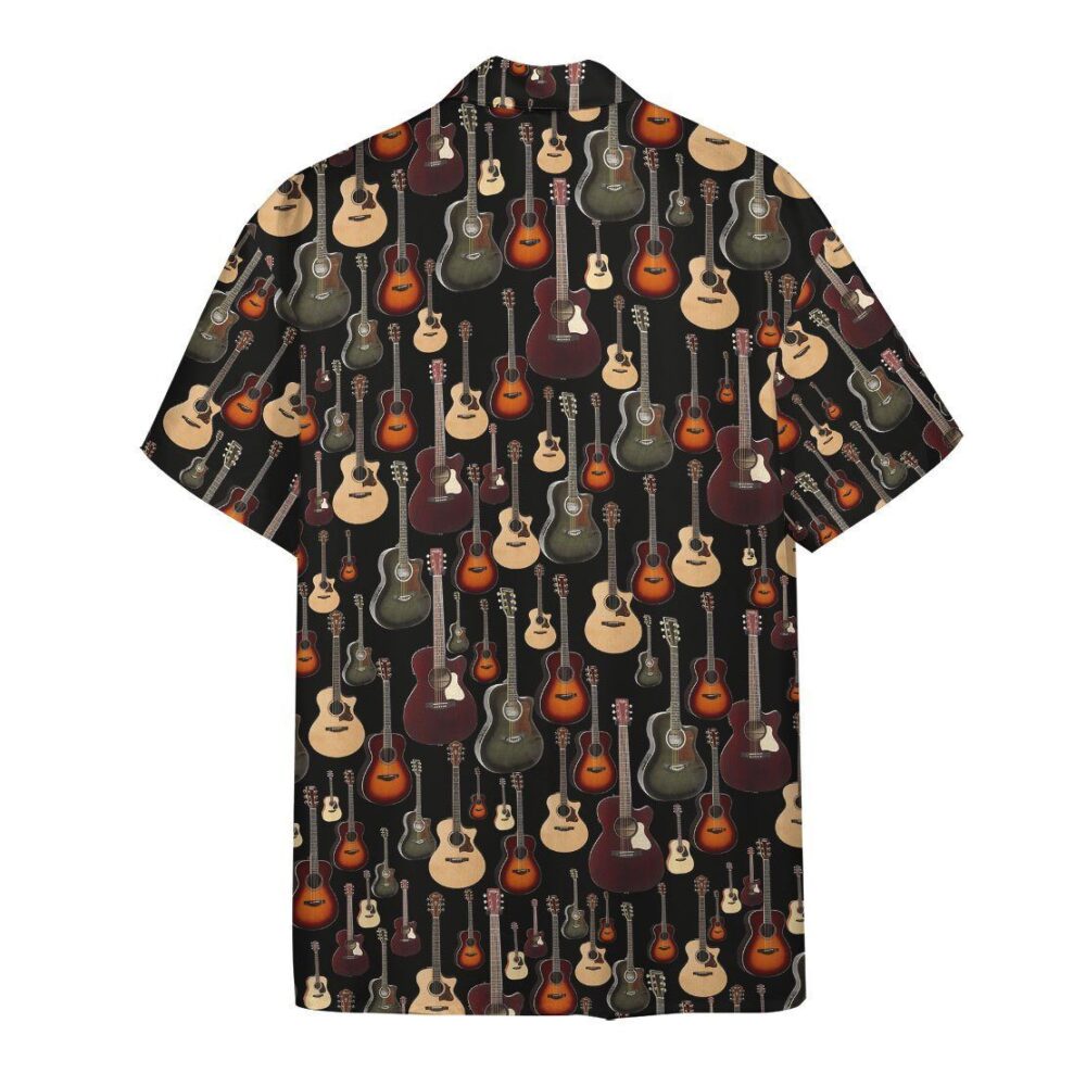 Acoustic Guitar Custom Hawaii Shirt