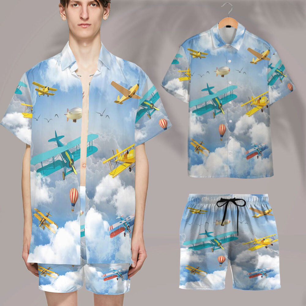 Aerobatic Planes Custom Hawaii Shirt