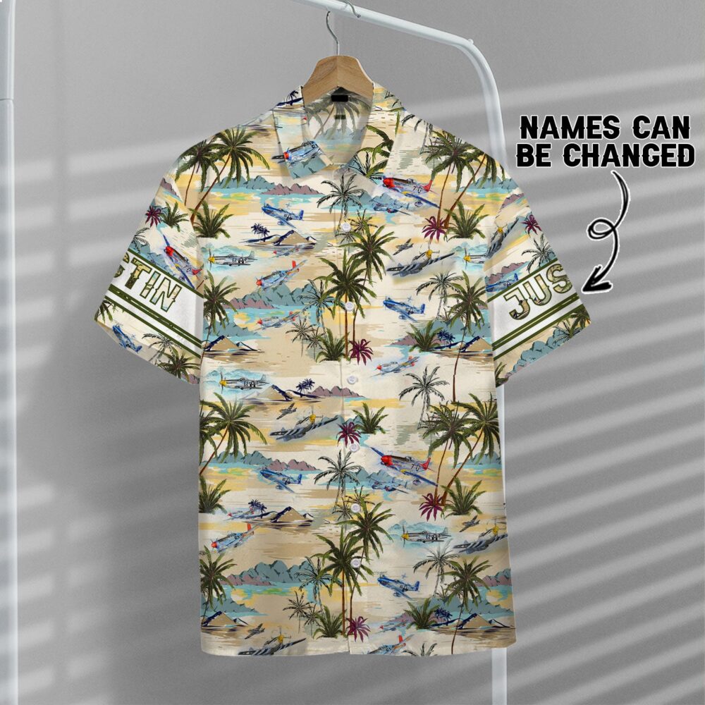 Aircraft Custom Name Hawaii Shirt