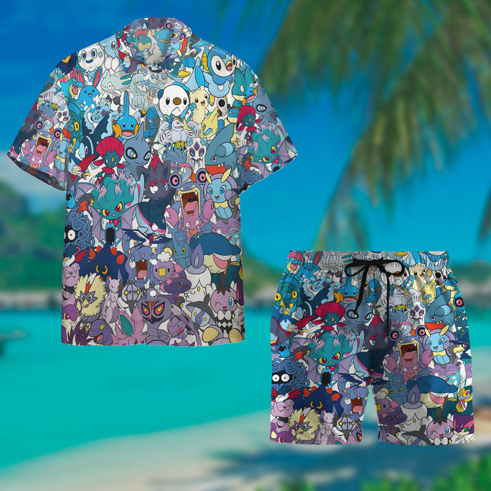 All The Water Pokémon You Could Realize Short Sleeve Shirt