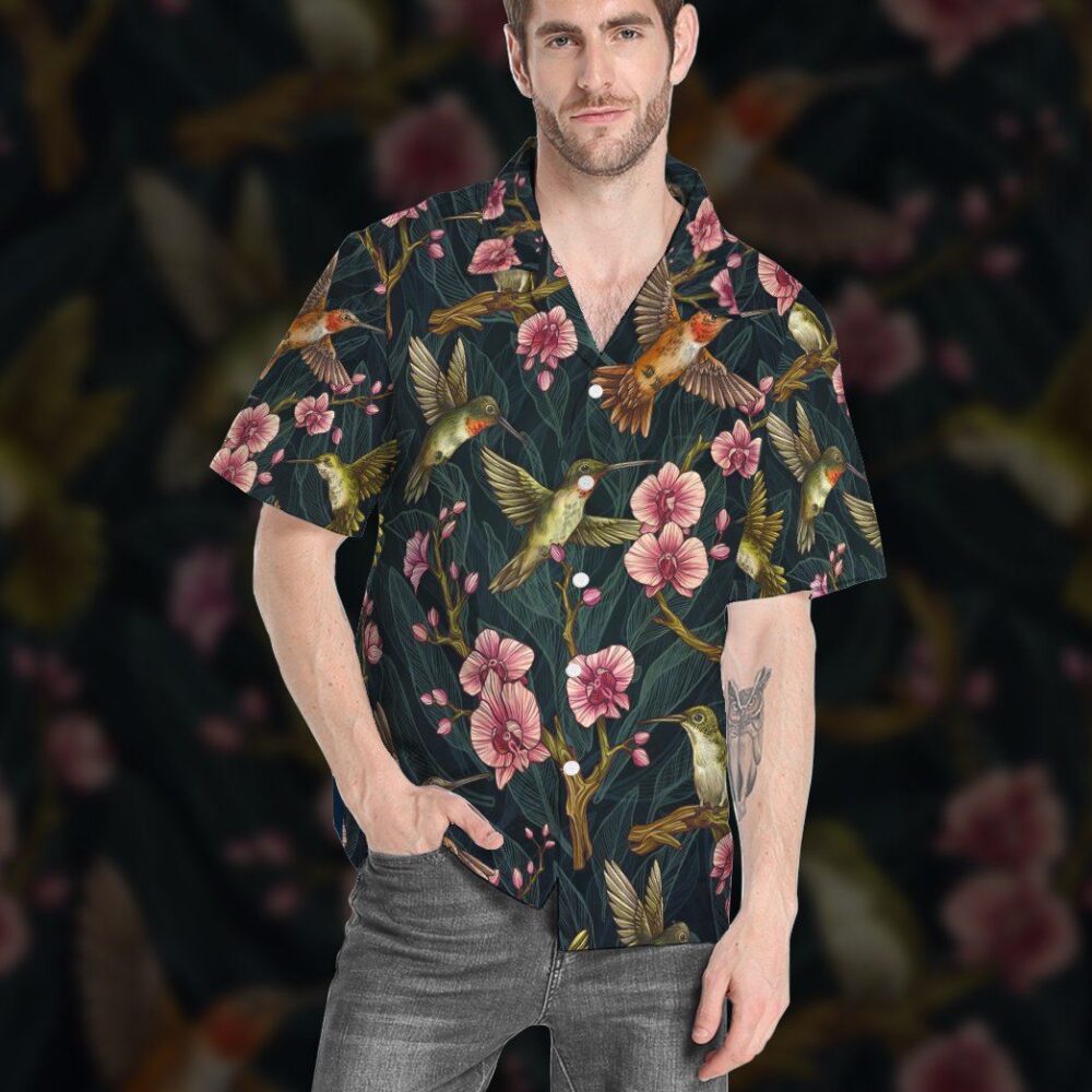 Amazing Hummingbirds Custom Short Sleeve Shirt