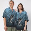 Amazing Polynesian Go Fishing Marlin Custom Short Sleeve Shirt 8W9L7