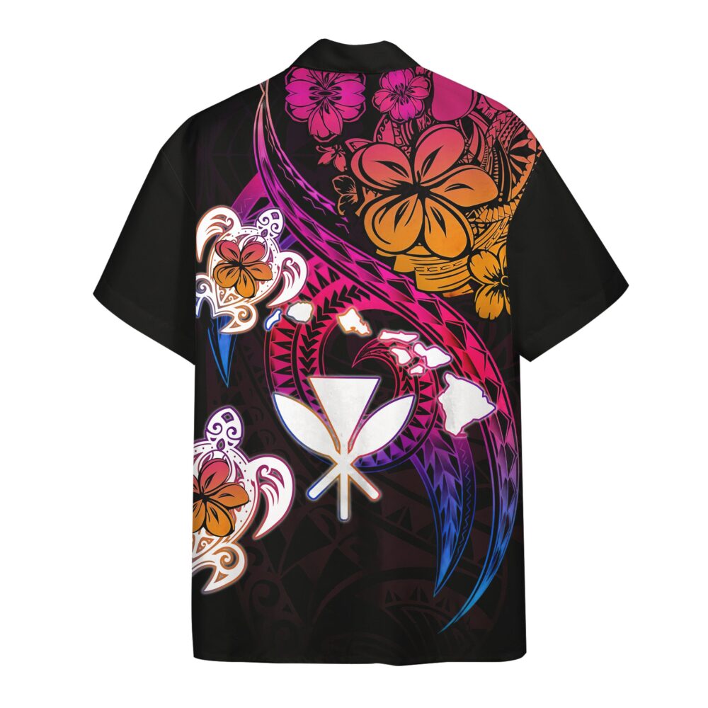 Amazing Polynesian Hawaii Frangipani Flower Custom Short Sleeve Shirt