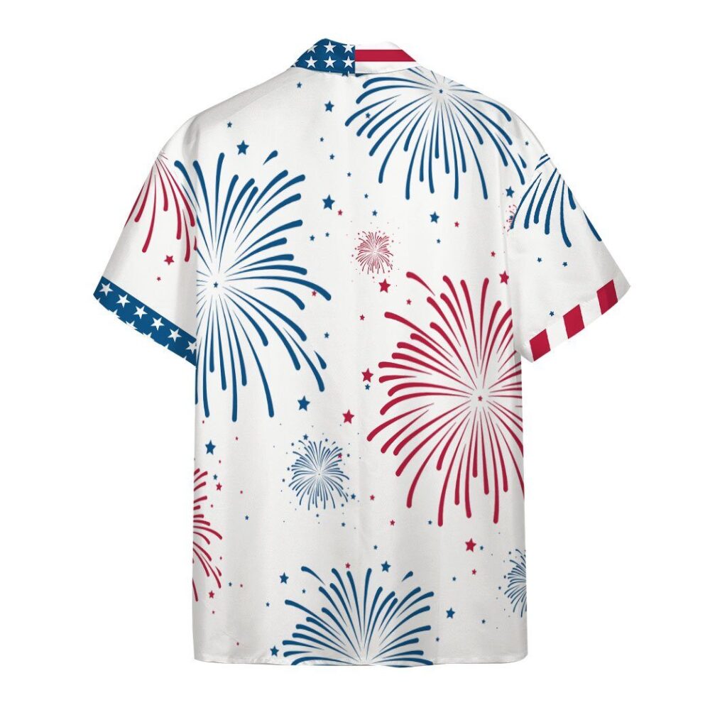 America Independence Day Dinosaurs Custom Short Sleeve Shirt