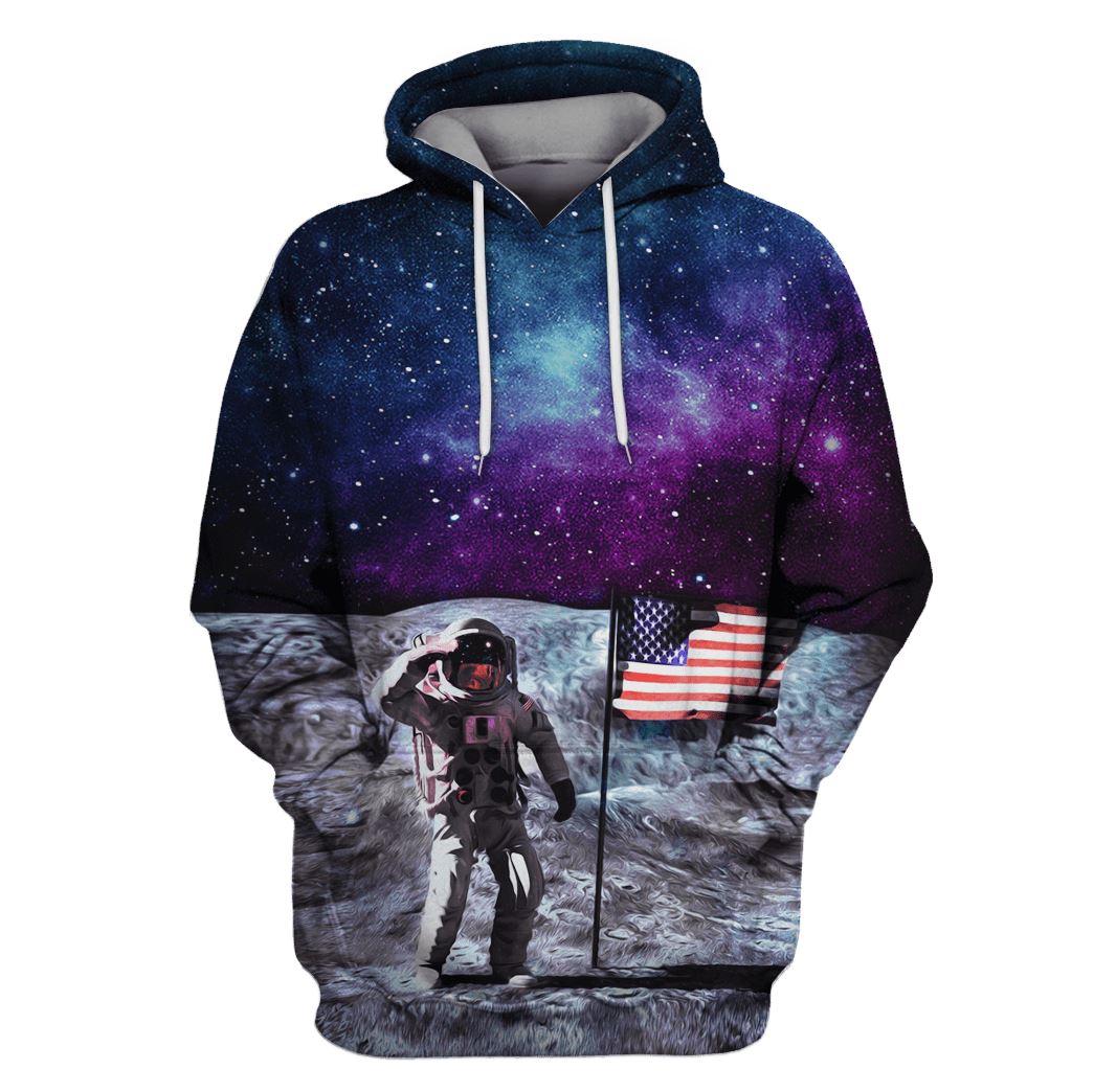 American Astronaut OuterSpace Custom T-Shirt Hoodie Apparel