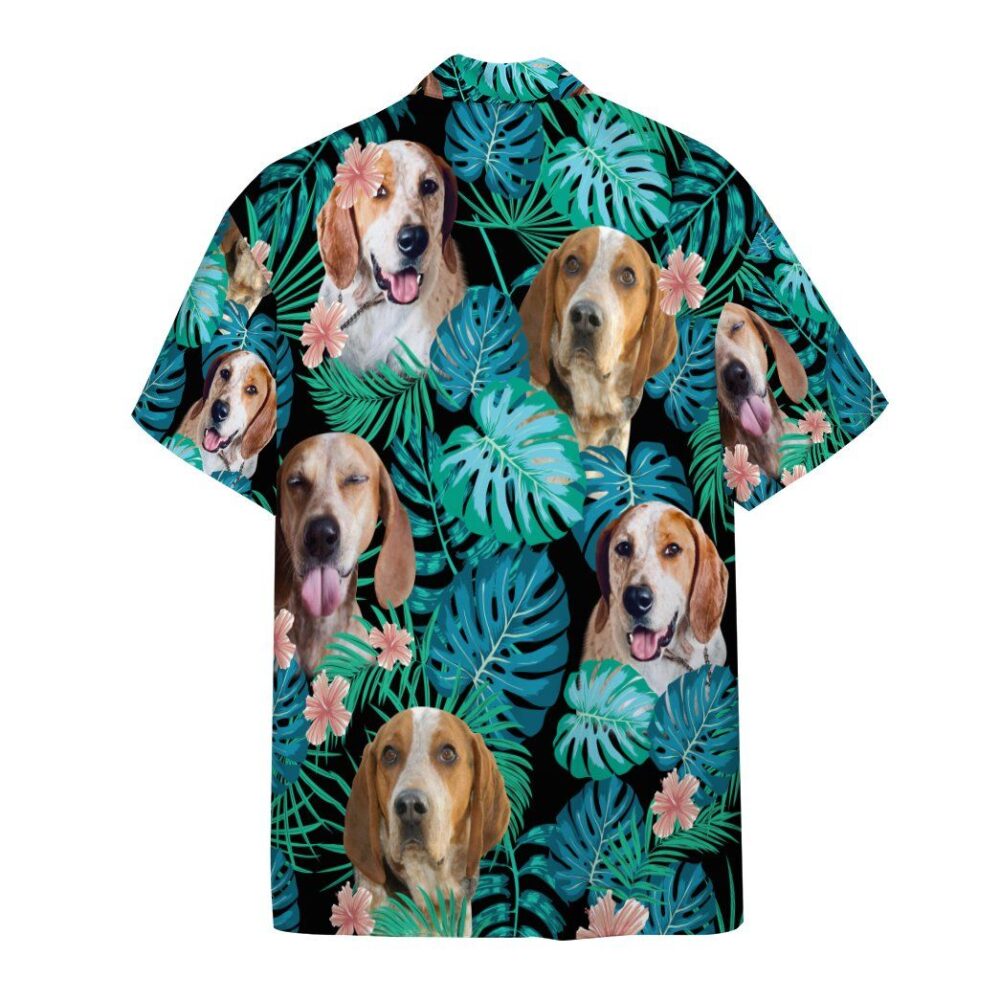 American English Coonhound Dog Summer Custom Short Sleeve Shirt