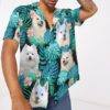 American Eskimo Dog Summer Custom Short Sleeve Shirt Q41Op