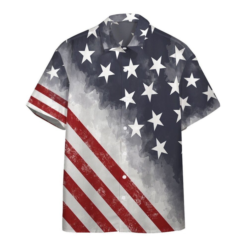 American Flag Custom Short Sleeve Shirt