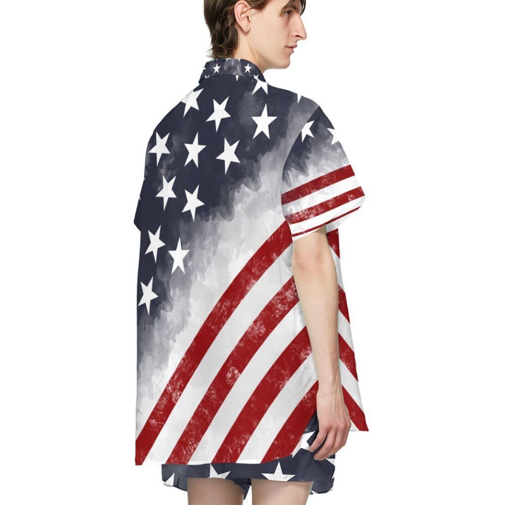 American Flag Custom Short Sleeve Shirt