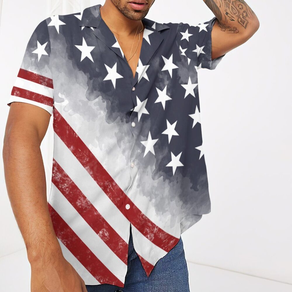 American Flag Custom Short Sleeve Shirt