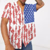 American Flag Fishing Custom Short Sleeve Shirt Evu4X