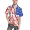 American Flag Fishing Custom Short Sleeve Shirt Wejad