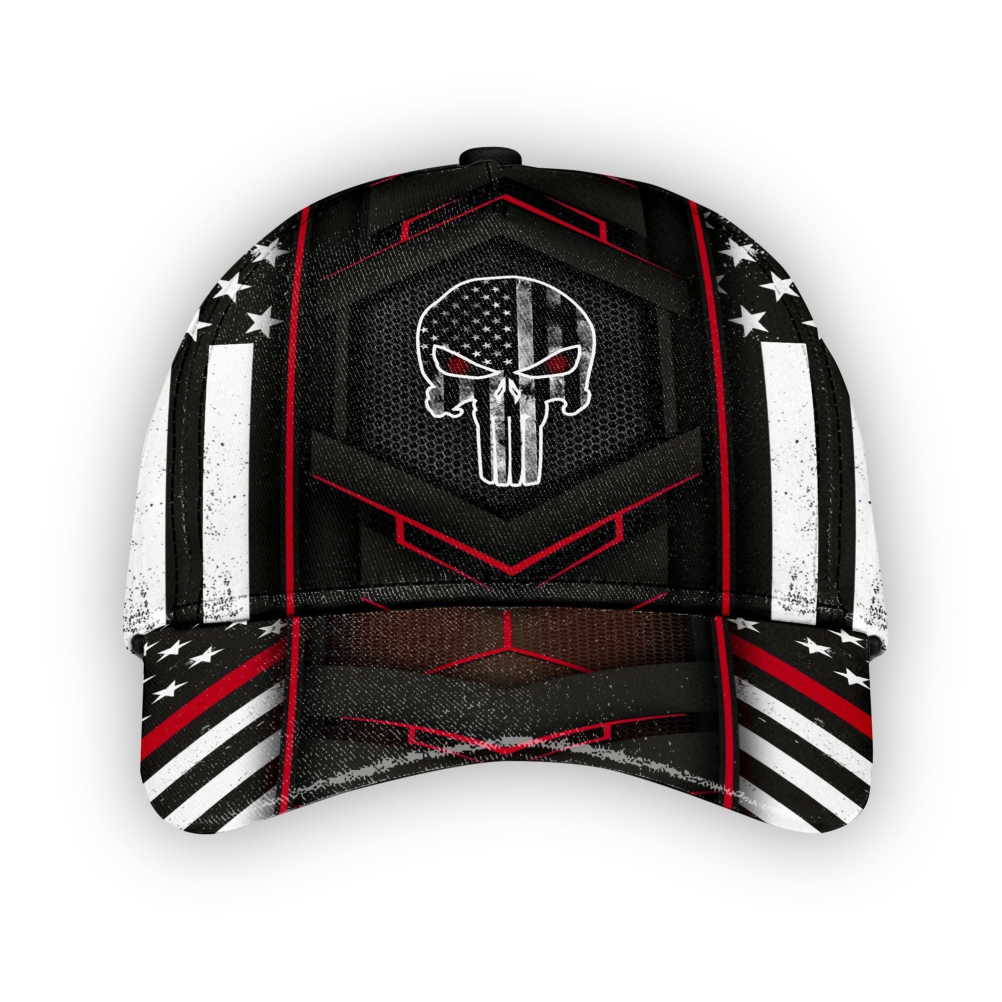 American Flag SKull Cap