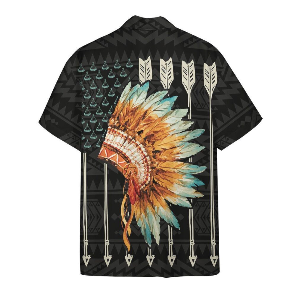 American Native Flag Hawaii Shirt