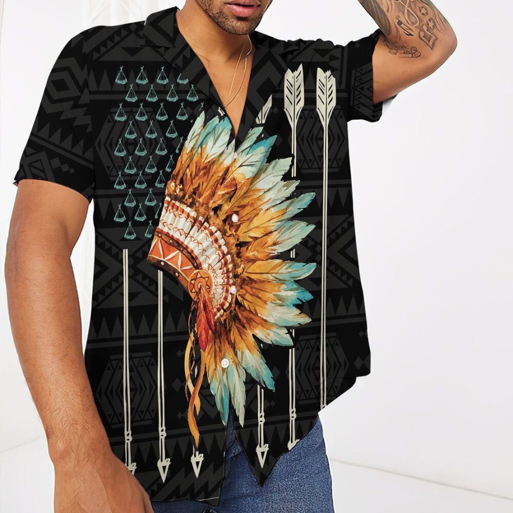 American Native Flag Hawaii Shirt