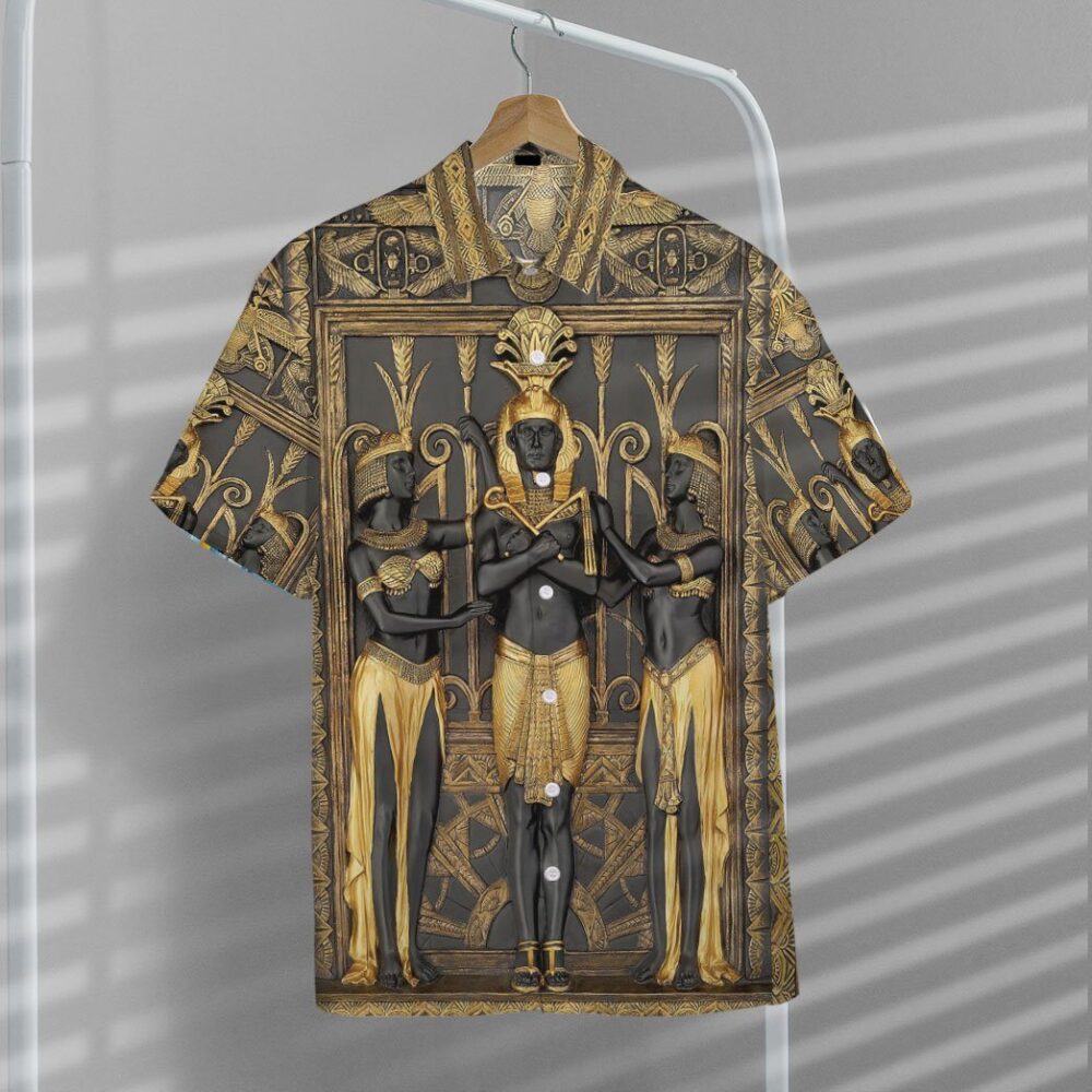 Ancient Egypt Pharao Custom Short Sleeves Shirt