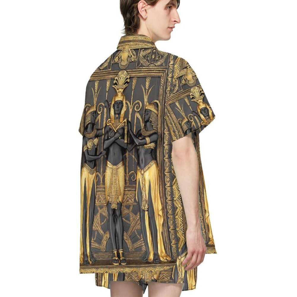 Ancient Egypt Pharao Custom Short Sleeves Shirt