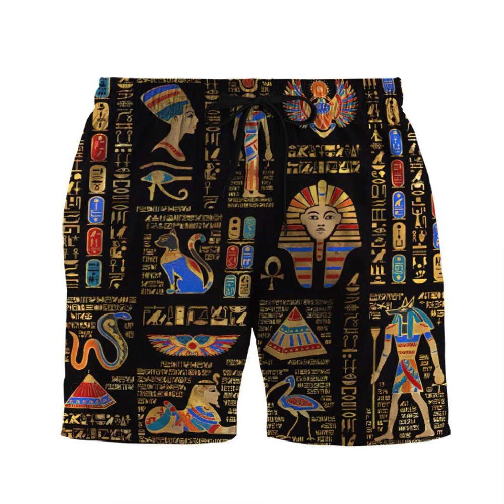 Ancient Egyptian Deities Custom Short Sleeves Shirt