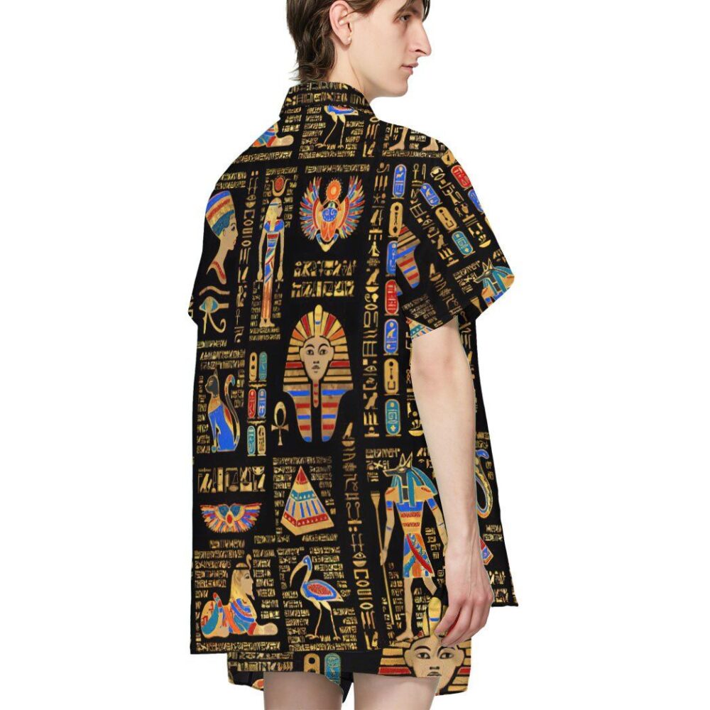 Ancient Egyptian Deities Custom Short Sleeves Shirt