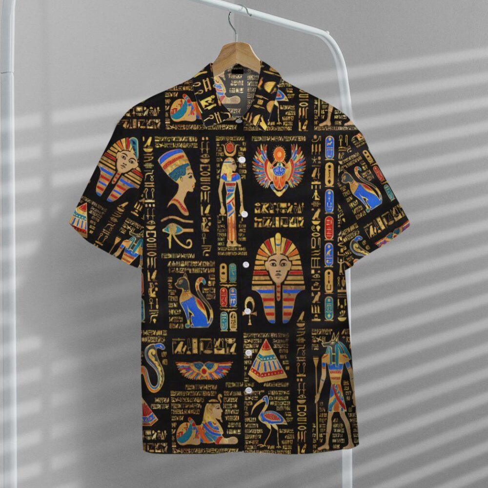 Ancient Egyptian Deities Custom Short Sleeves Shirt