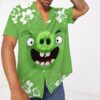 Angry Bird Pig Hawaii Shirt Hbm63