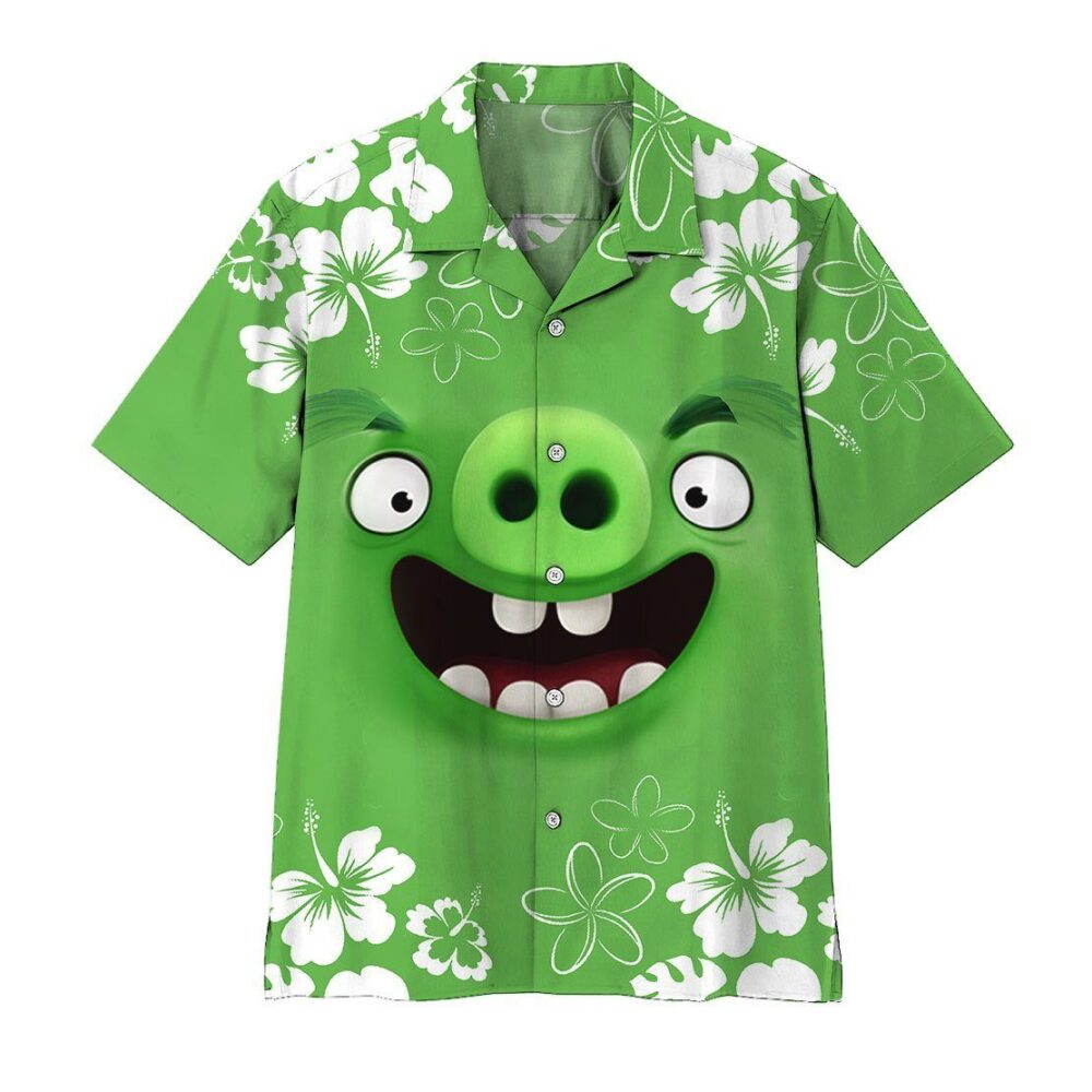 Angry Bird Pig Hawaii Shirt