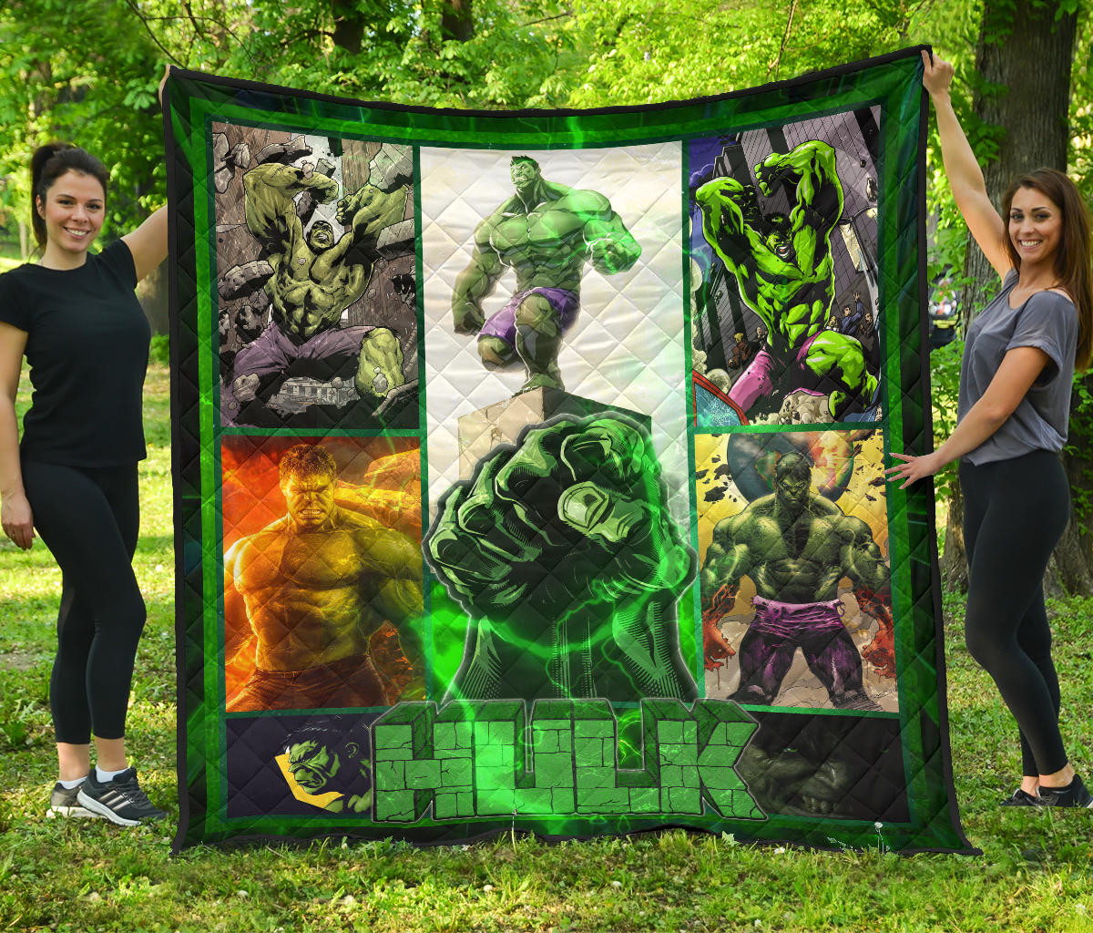 Angry Hulk The Incredible Hulk Premium Quilt Blanket Movie Home Decor Custom For Fans