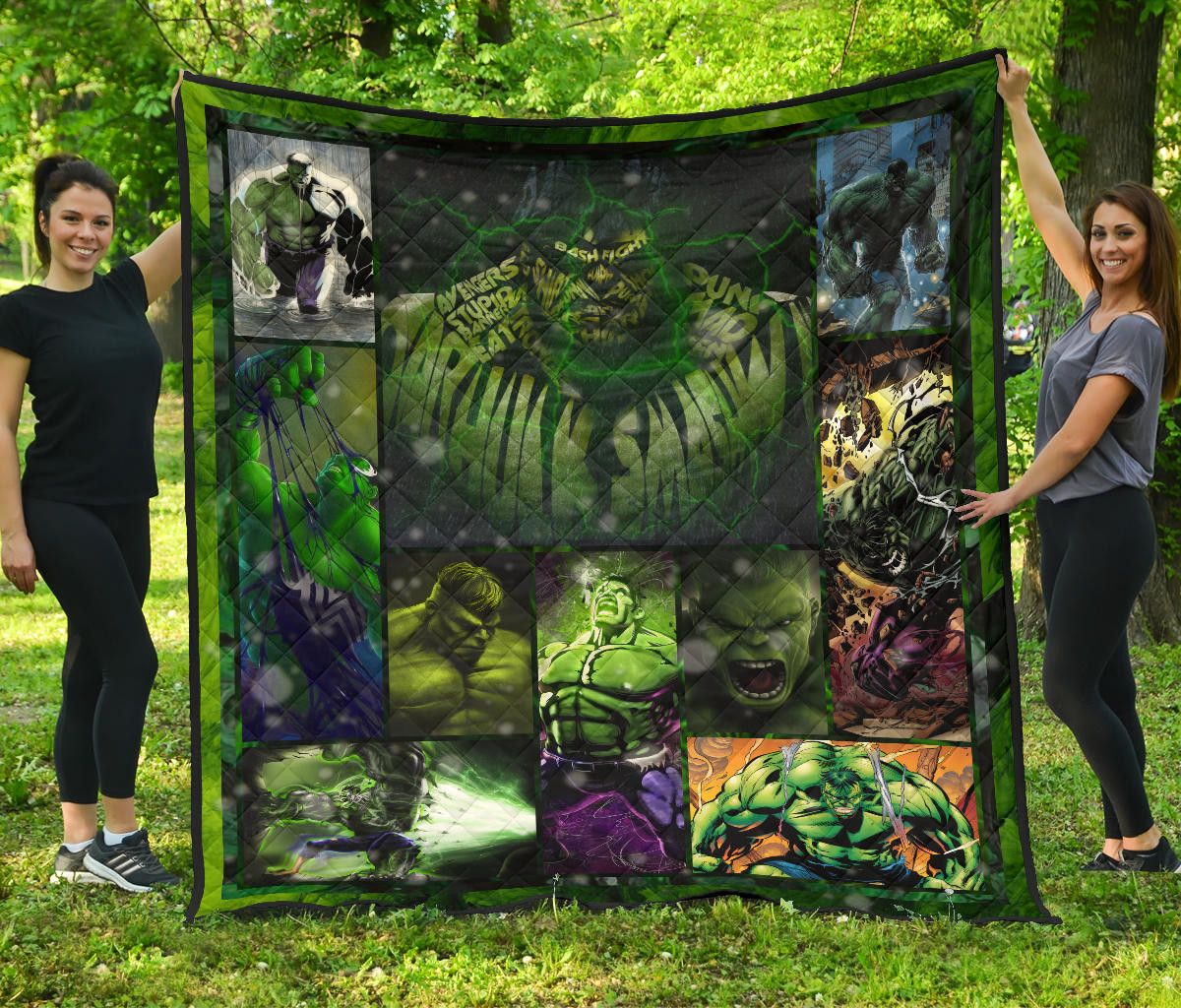 Angry Hulk The Incredible Hulk Premium Quilt Blanket Movie Home Decor Custom For Fans