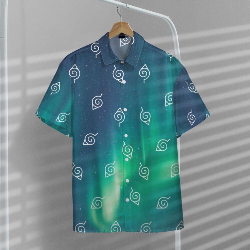 Naruto Aurora Button Up Hawaii Shirt