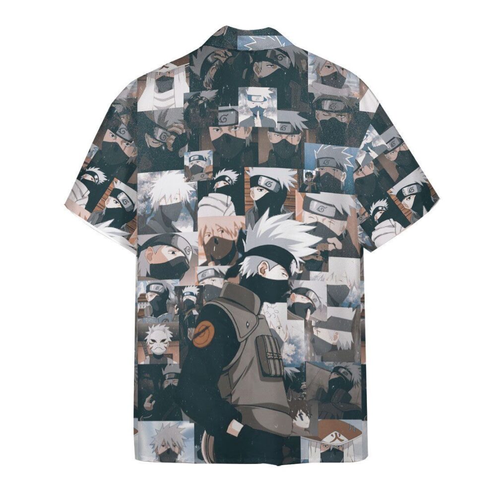 Naruto Kakashi Button Up Hawaii Shirt