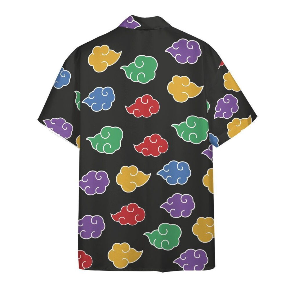 Naruto Shippuden Akatsuki Colorful Pattern Hawaii Shirt