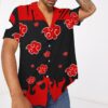 Anime Naruto Shippuden Modern Akatsuki Custom Hawaii Shirt Uxlhj