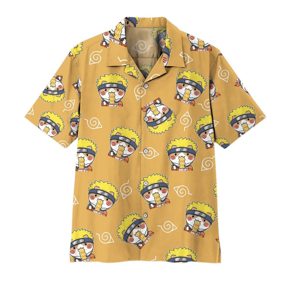 Naruto Shippuden Naruto Button Up Hawaii Shirt