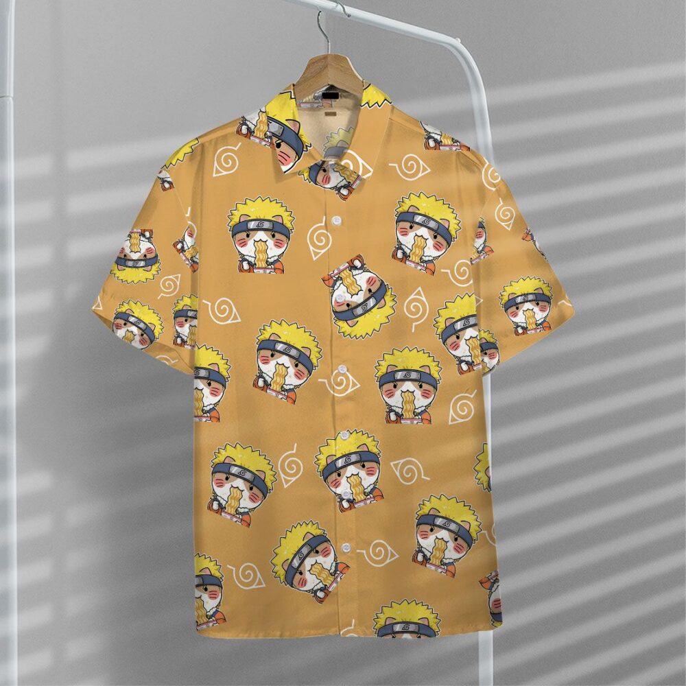 Naruto Shippuden Naruto Button Up Hawaii Shirt