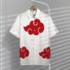 Anime Naruto Shippuden White Akatsuki Custom Hawaii Shirt Cbyor