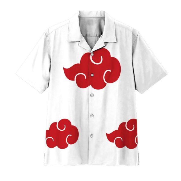 Naruto Shippuden White Akatsuki Custom Hawaii Shirt