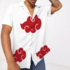 Anime Naruto Shippuden White Akatsuki Custom Hawaii Shirt Xabqj