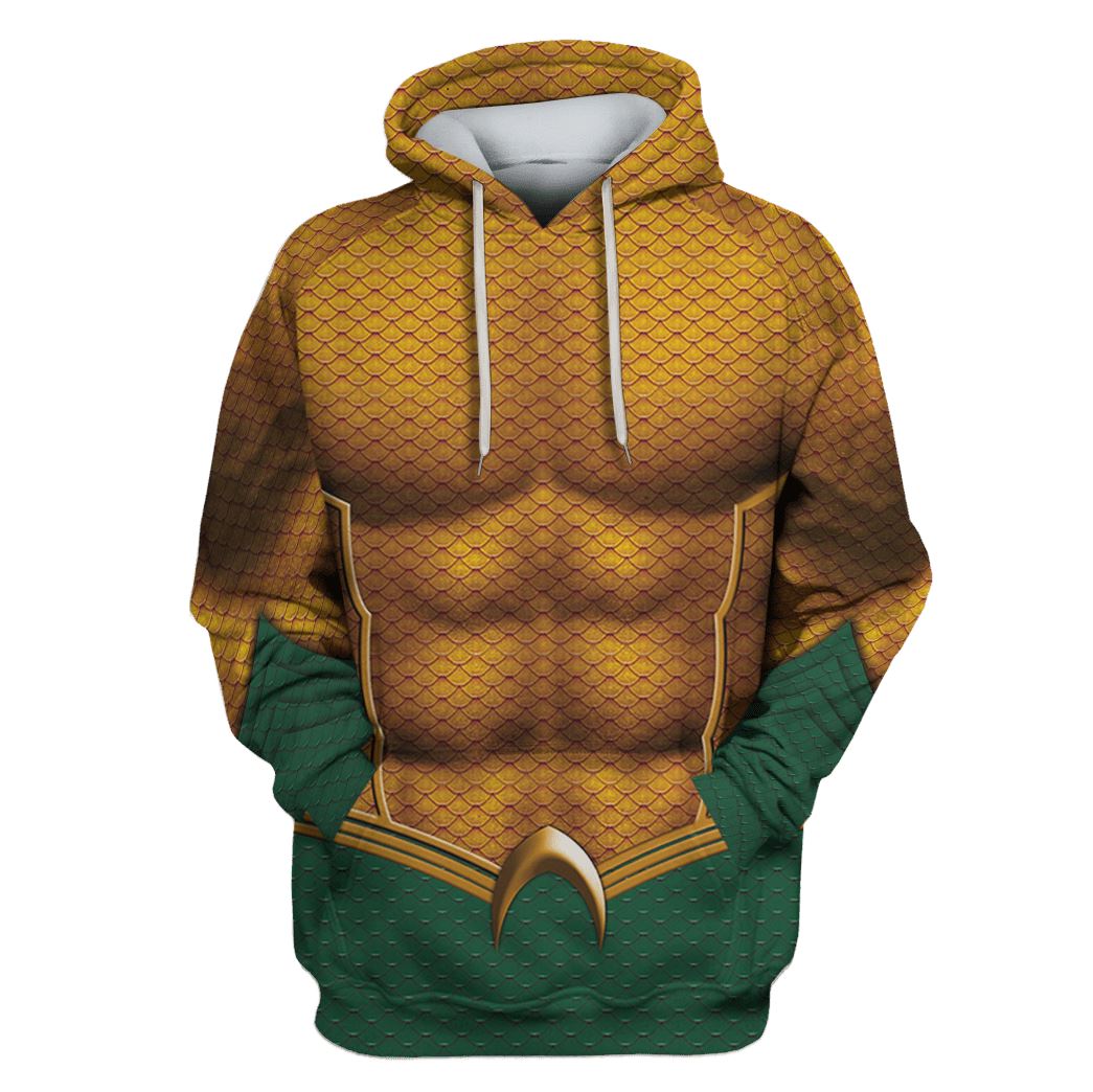 Aquaman Cosplay Custom T-Shirt Hoodie Apparel