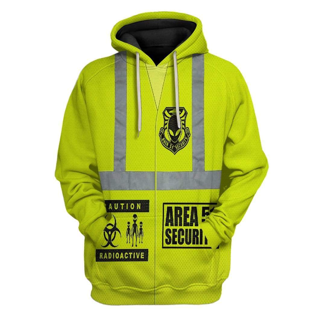 Area 51 Alien UFO T-Shirts Hoodie Apparel