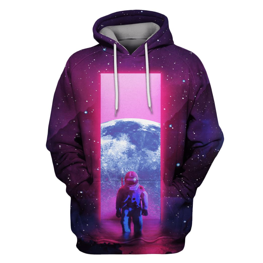 Astronaut come back from the moon Custom T-Shirt Hoodie Apparel