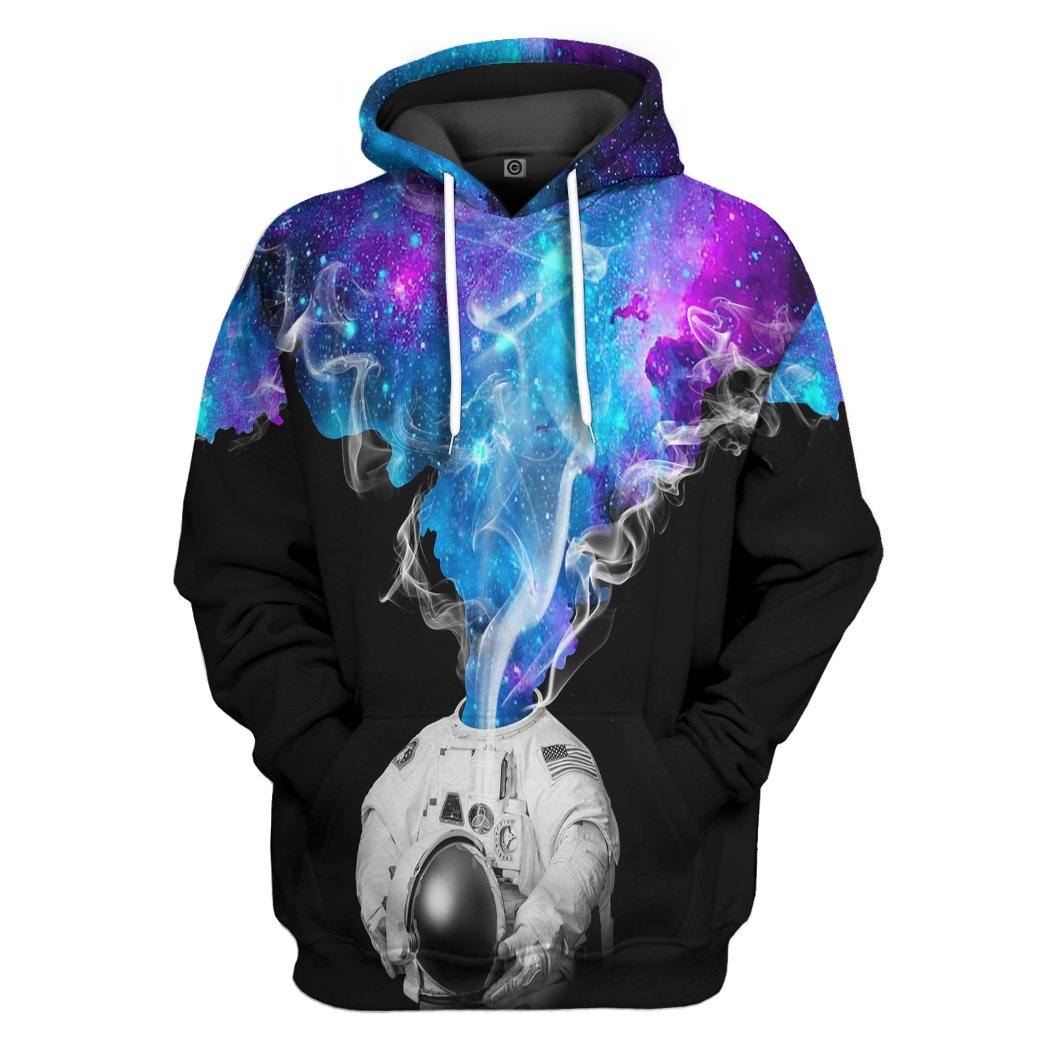 Astronaut Galaxy All Over Print T-Shirt Hoodie Apparel