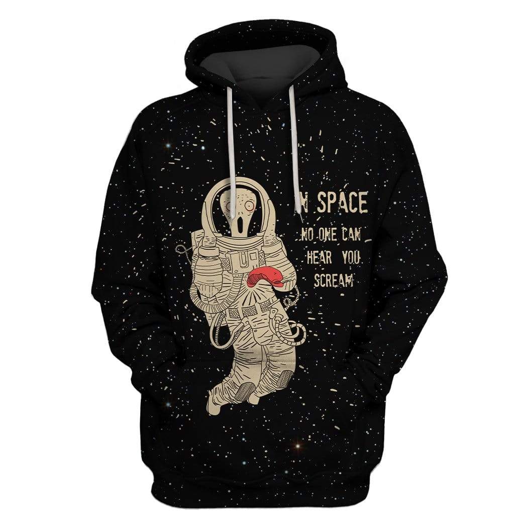 Astronaut In Space Custom T-Shirt Hoodie Apparel