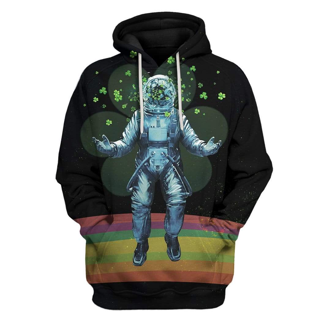 Astronaut Saint Patrick’s Day Custom T-Shirts Hoodies Apparel