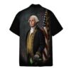 Badassery George Washington Custom Short Sleeve Shirt 721Ym