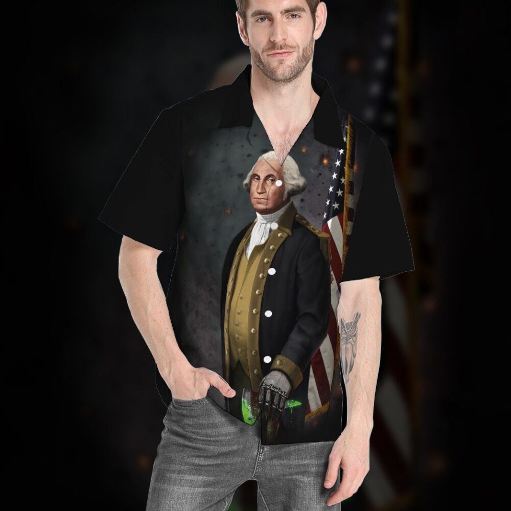 Badassery George Washington Custom Short Sleeve Shirt