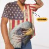 Bald Eagle American Custom Name Hawaii Shirt Iiqws