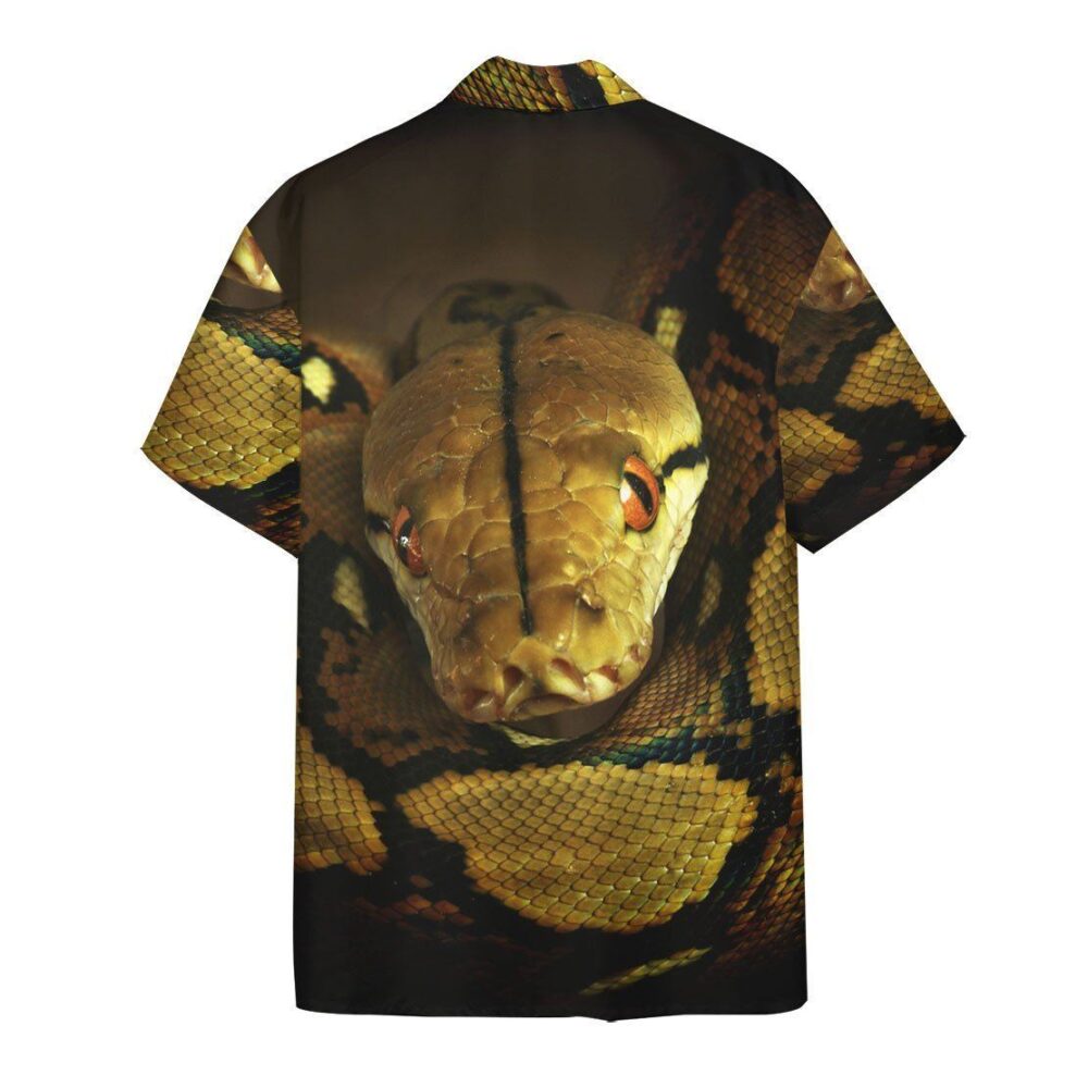 Ball Python Buttun Up Hawaii Shirt