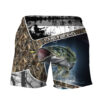 Bass Fishing Skin Camo Custom Short Sleeve Shirt He7Co